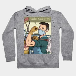 Male Health Care Hero Hoodie